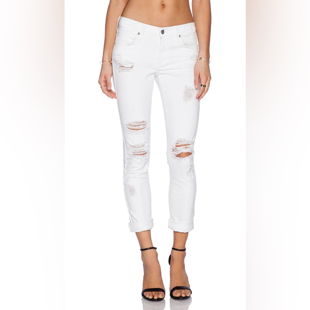 BNWT James Jeans Neo Beau White Denim